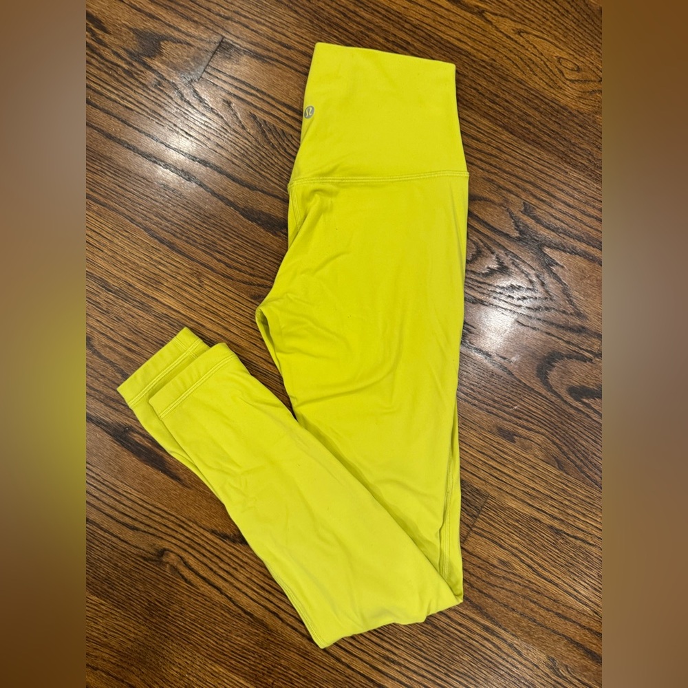 lululemon athletica Bright Yellow Leggings